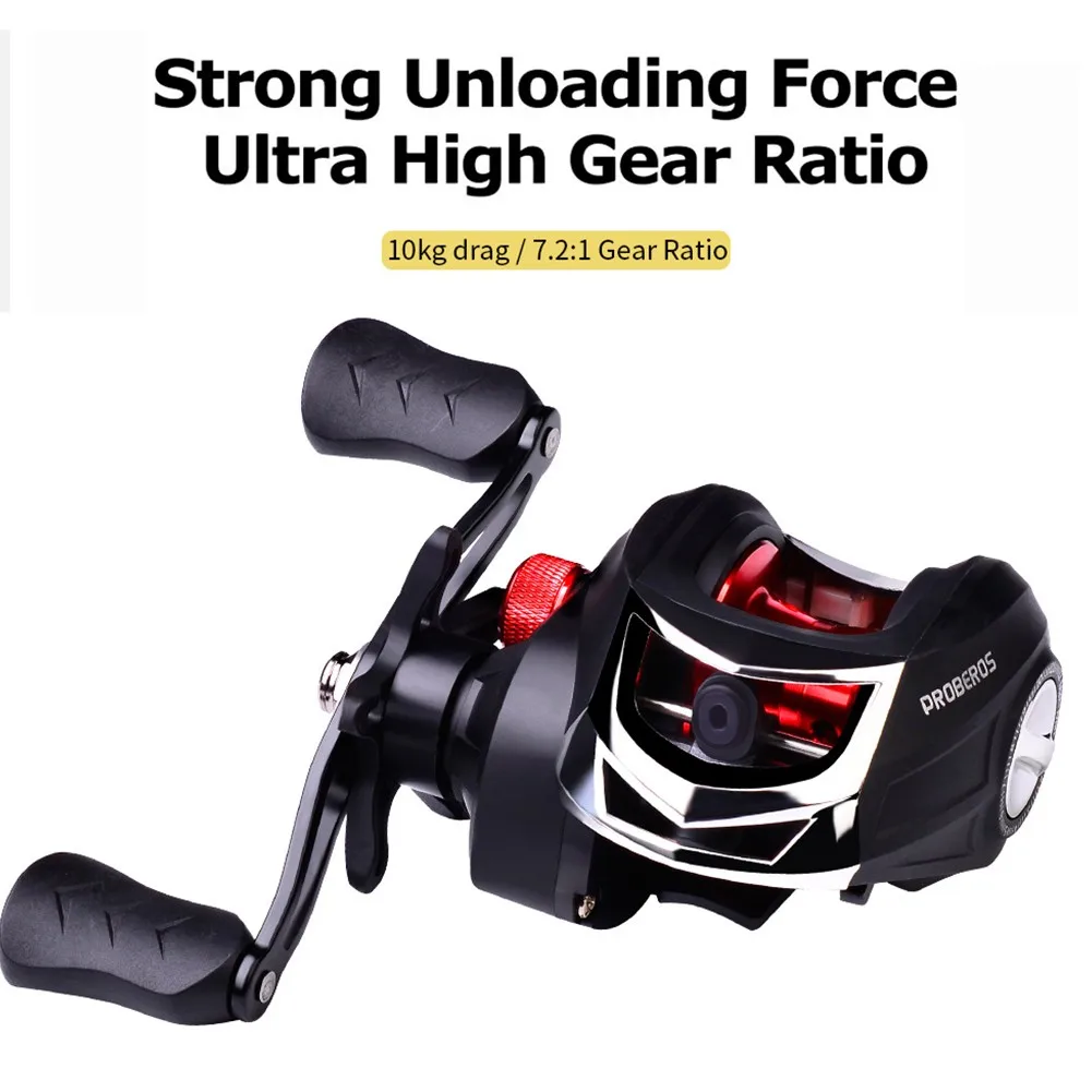 Outdoor Fishing Baitcasting Reel 7.2:1High Speed Aluminum Spool 10KG Max Drag Freshwater Saltwater Fishing Reel Tackle Accessory
Outdoor Fishing Baitcasting Reel 7.2:1High Speed Aluminum Spool 10KG Max Drag Freshwater Saltwater Fishing Reel Tackle Accessory