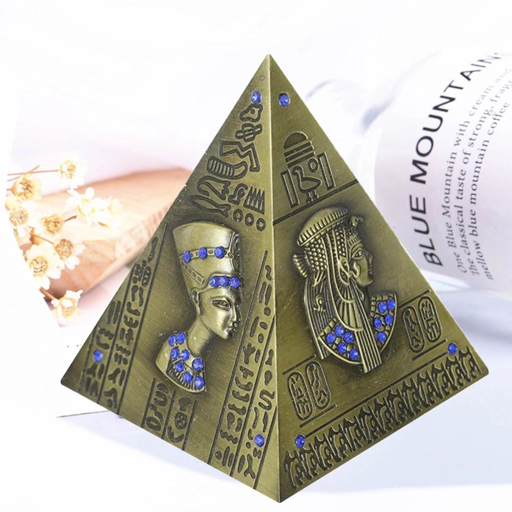 Antique Egyptian Pharaoh Decorative Figurine Metal Egypt Pyramids Ornament Handicrafts Miniature Statue Desktop Bookshelf Decor
Antique Egyptian Pharaoh Decorative Figurine Metal Egypt Pyramids Ornament Handicrafts Miniature Statue Desktop Bookshelf Decor