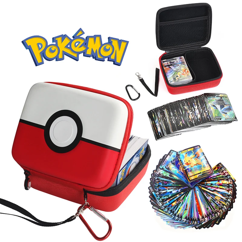 

The new Pokemon card storage bag POKEMON trading card series can accommodate games French card box capacity children's toy gifts