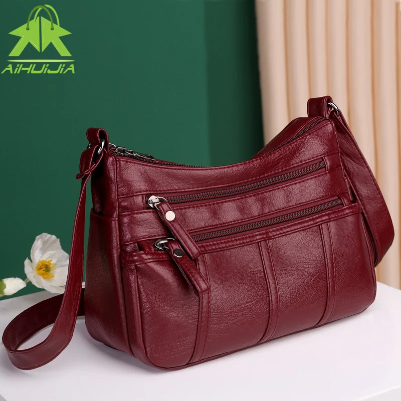 High Quality Women Soft Pu Leather Shoulder Bags Fashion Embroidery Thread Messenger Bag 2021 Luxury Designer Handbag and Purse 
High Quality Women Soft Pu Leather Shoulder Bags Fashion Embroidery Thread Messenger Bag 2021 Luxury Designer Handbag and Purse