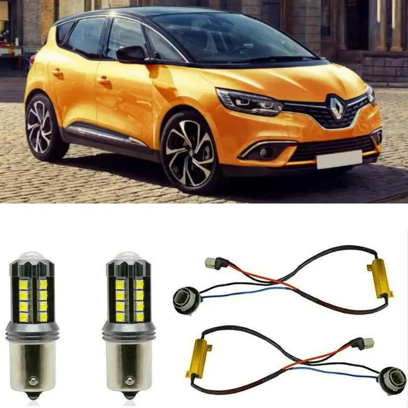 Fog lamps for RENAULT SCENIC 4 IV J9 Stop lamp Reverse Back up bulb Front Rear Turn Signal error free 2pc
Fog lamps for RENAULT SCENIC 4 IV J9 Stop lamp Reverse Back up bulb Front Rear Turn Signal error free 2pc