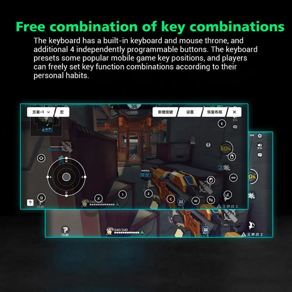 Black Shark Mechanical Keyboard Gaming Wireless Bluetooth Wired MIni Keyboard For IOS Android Tablet/Laptop/Phone
Black Shark Mechanical Keyboard Gaming Wireless Bluetooth Wired MIni Keyboard For IOS Android Tablet/Laptop/Phone