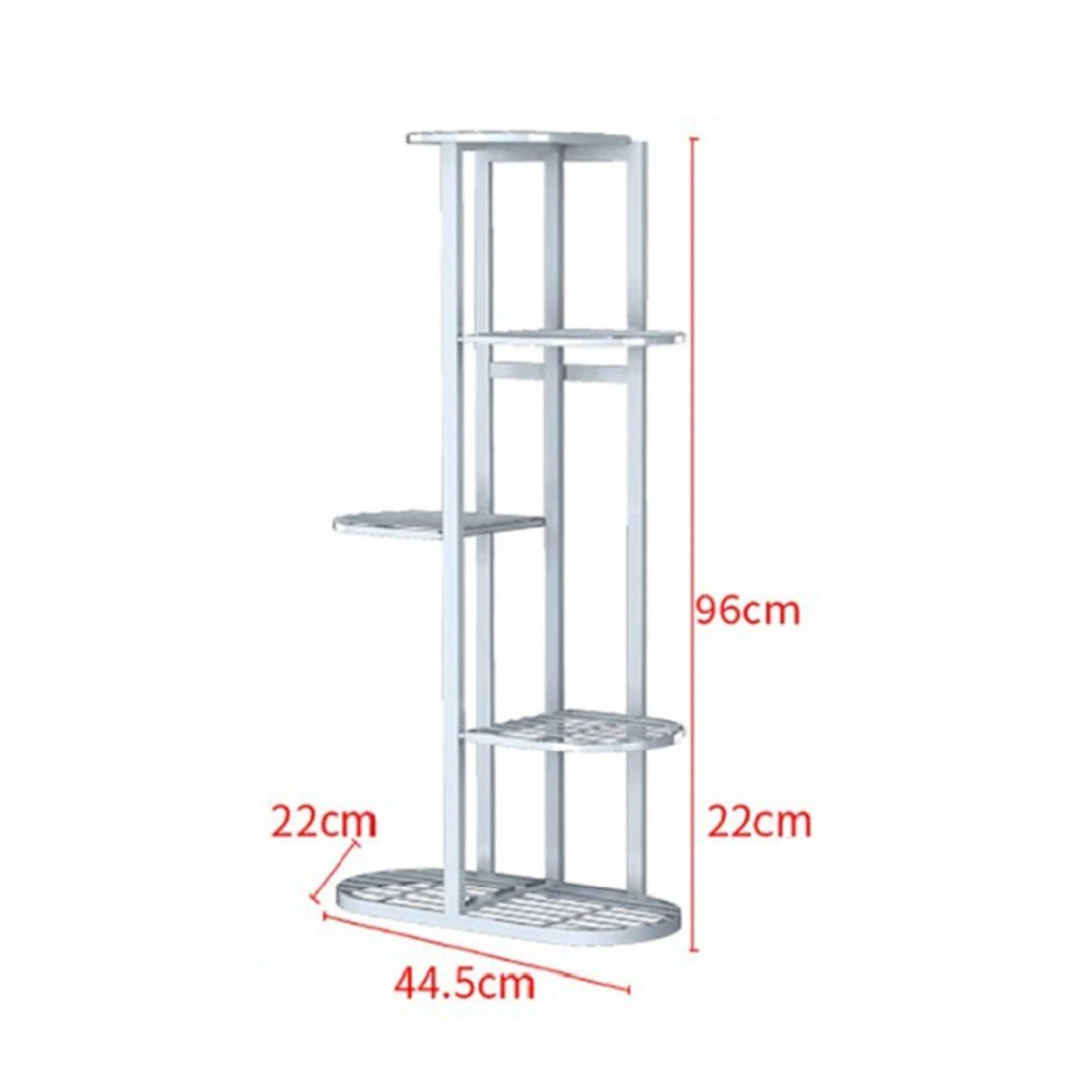 96 X 22 X 45cm Multilayer Wrought Iron Plant Stand Shelf Living Room Flower Pot Racks Home Decor Storage Rack Holder - Black
96 X 22 X 45cm Multilayer Wrought Iron Plant Stand Shelf Living Room Flower Pot Racks Home Decor Storage Rack Holder - Black