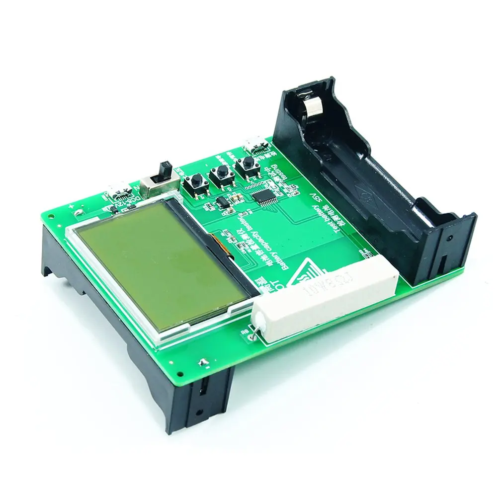 LCD Display 18650 Lithium Battery Capacity Tester Module 128X64 LCD display Power Bank Capacity test 0~9999mAh
LCD Display 18650 Lithium Battery Capacity Tester Module 128X64 LCD display Power Bank Capacity test 0~9999mAh