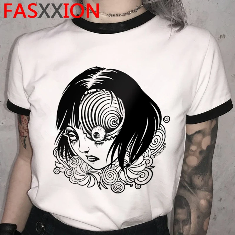 Мужская Винтажная Футболка Junji Ito, летняя белая футболка с рисунком, кавайная футболка, одежда для пар ulzzang
Мужская Винтажная Футболка Junji Ito, летняя белая футболка с рисунком, кавайная футболка, одежда для пар ulzzang