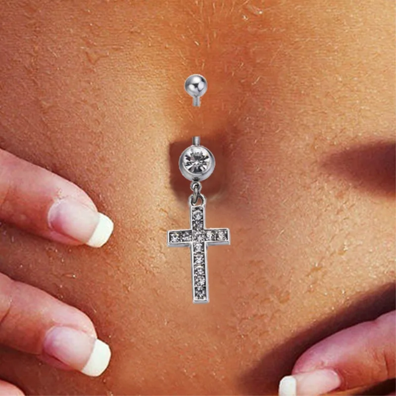 Crystal Cross Belly Piercing Button Rings Bar Barbell Drop Dangle Navel Rings Nombril Ombligo Ring Women Men Body Jewelry
Crystal Cross Belly Piercing Button Rings Bar Barbell Drop Dangle Navel Rings Nombril Ombligo Ring Women Men Body Jewelry