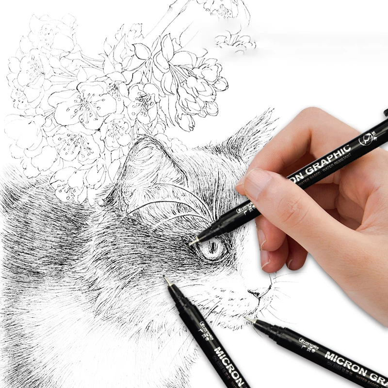 Guangna 8050 Painting Micron Graphic Needle Pen Set Hook Line Sketch Hand-drawn Cartoon Architectural Interior Design Needle Pen
Guangna 8050 Painting Micron Graphic Needle Pen Set Hook Line Sketch Hand-drawn Cartoon Architectural Interior Design Needle Pen