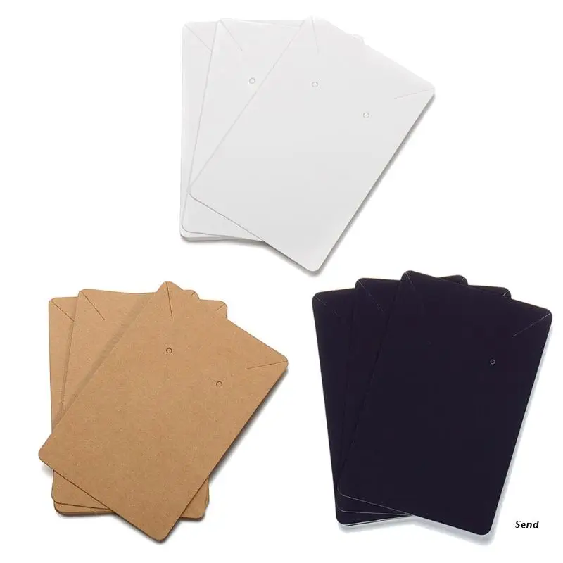 100 Pieces Earring Necklace Display Card Holder Set Suitable for Handmade Earrings Necklace and Jewelry Display Products
100 Pieces Earring Necklace Display Card Holder Set Suitable for Handmade Earrings Necklace and Jewelry Display Products
