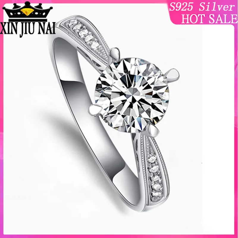 925 sterling silver ringmicro crown 1carat wedding ladies moissanite Shining high quality AAAA zircon ring
925 sterling silver ringmicro crown 1carat wedding ladies moissanite Shining high quality AAAA zircon ring