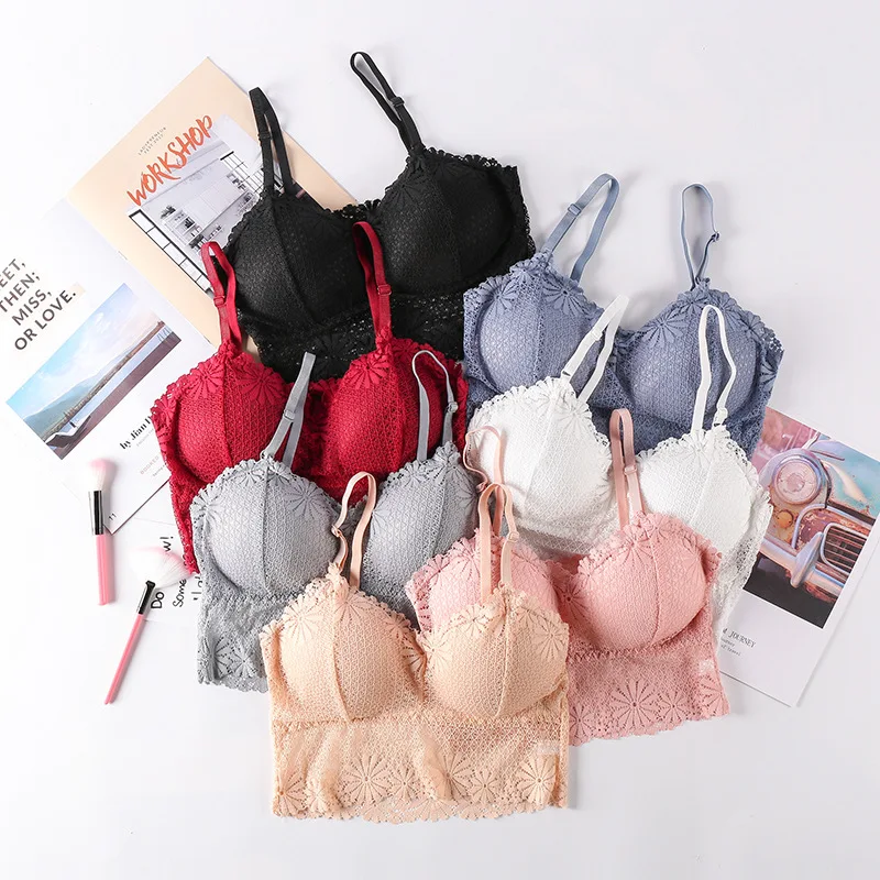 Seven-Color Fresh Beauty Back Tube Top Lace Small Wrinkle Chrysanthemum Sexy Cute Wrap-around Adjustable Shoulder Strap Bra
Seven-Color Fresh Beauty Back Tube Top Lace Small Wrinkle Chrysanthemum Sexy Cute Wrap-around Adjustable Shoulder Strap Bra