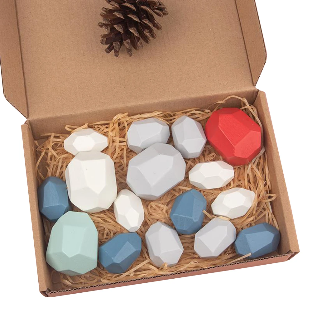 Wooden Balancing Stacked Stone Building Block Toy Color Stones Stacking Game Kids Educational Puzzle Toy Desktop Ornaments
Wooden Balancing Stacked Stone Building Block Toy Color Stones Stacking Game Kids Educational Puzzle Toy Desktop Ornaments