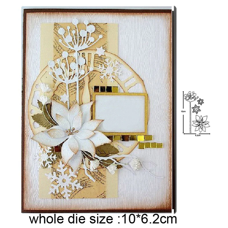Metal Cutting Dies Christmas Wildflower Leaf die cut DIY Scrapbooking dies Album Craft dies Handmade Card Punch Art Cutter Dies
Metal Cutting Dies Christmas Wildflower Leaf die cut DIY Scrapbooking dies Album Craft dies Handmade Card Punch Art Cutter Dies