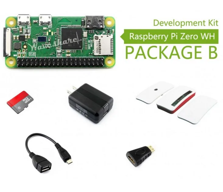 Raspberry Pi Zero WH Case Package B,With Mini HDMI to HDMI Adapter, Micro USB OTG Cable,Official Case,Micro SD Card etc
Raspberry Pi Zero WH Case Package B,With Mini HDMI to HDMI Adapter, Micro USB OTG Cable,Official Case,Micro SD Card etc