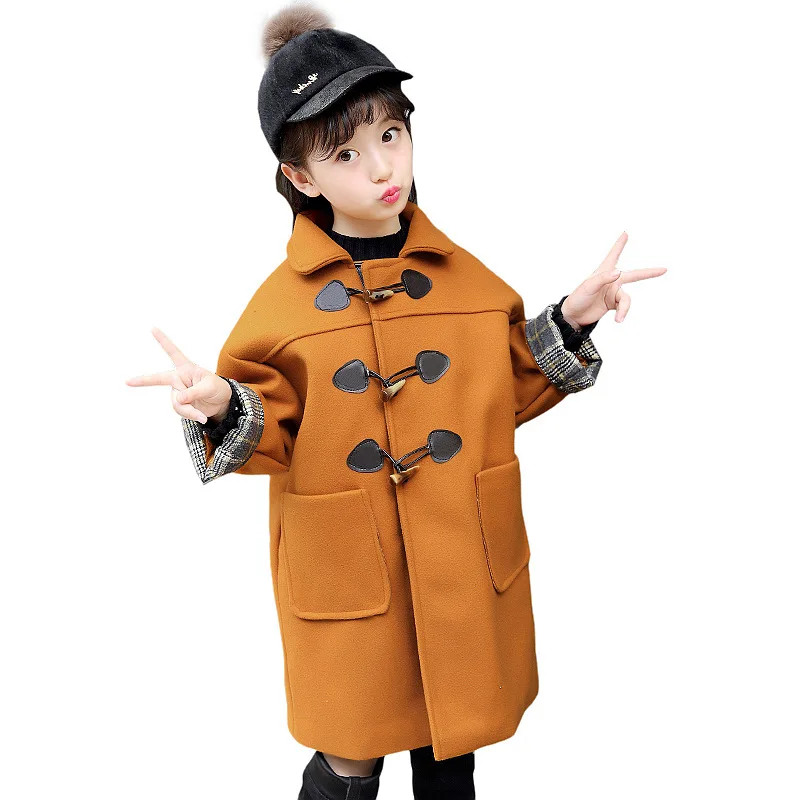 solid Korea Style Children's Wollen Blends Winter Single-breasted Design Girl's Cotton Long Jacket Kid's Outerwear Clothes ZL270
solid Korea Style Children's Wollen Blends Winter Single-breasted Design Girl's Cotton Long Jacket Kid's Outerwear Clothes ZL270