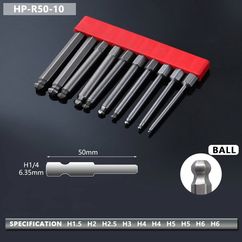 10PCS 1/4 Hex 50 75 100 150mm S2 Alloy Screw Driver Bits Hex Wrench Magnetic Screwdriver Bit Ball End Keys Tool Set
10PCS 1/4 Hex 50 75 100 150mm S2 Alloy Screw Driver Bits Hex Wrench Magnetic Screwdriver Bit Ball End Keys Tool Set