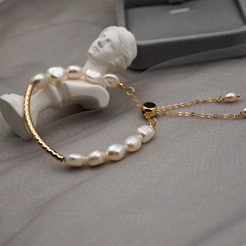 100% Natural Fresh Water Pearl Bracelet For Women Femme Handmade Jewelry Pulseras Mujer Moda 16cm+3cm
100% Natural Fresh Water Pearl Bracelet For Women Femme Handmade Jewelry Pulseras Mujer Moda 16cm+3cm