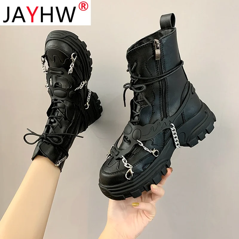Женские ботинки-мартинсы JAYHW, на платформе, в стиле панк, готика, армейские ботинки, черные, с металлическими пуговицами, женские мотоциклетн...
Женские ботинки-мартинсы JAYHW, на платформе, в стиле панк, готика, армейские ботинки, черные, с металлическими пуговицами, женские мотоциклетн...