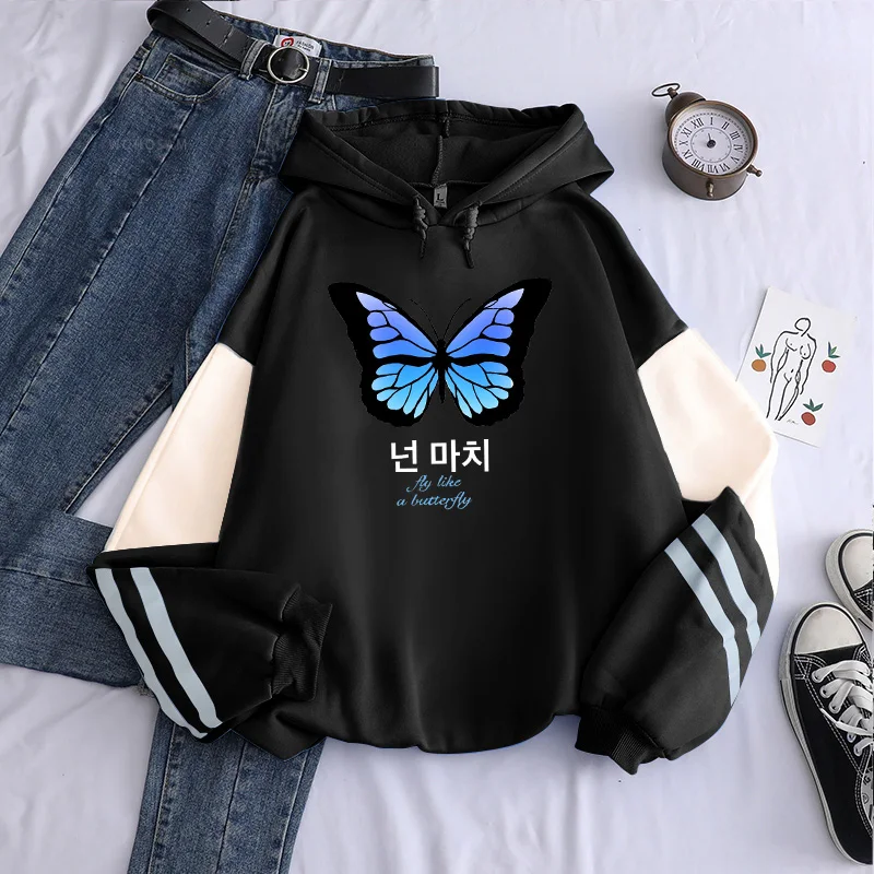 Korean Album LOONA Butterfly Men Hoodie Pullovers Sweatshirt Kawaii Blue Gradient Graphic Women Fans Kpop Clothes Winter Patchwo
Korean Album LOONA Butterfly Men Hoodie Pullovers Sweatshirt Kawaii Blue Gradient Graphic Women Fans Kpop Clothes Winter Patchwo