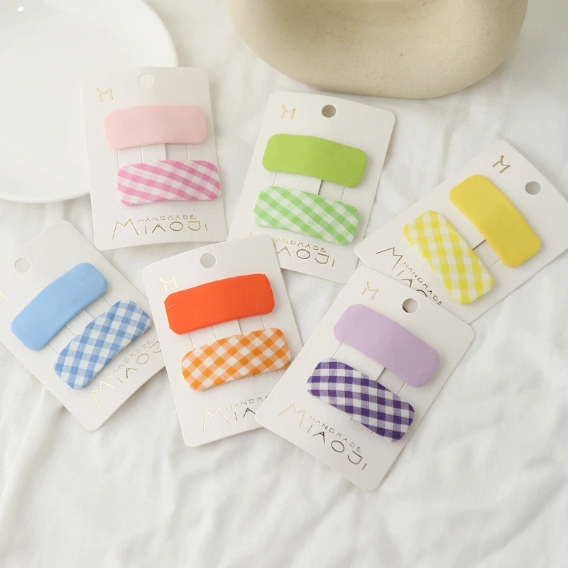 2Pcs/set New Korea Sweet Girl Princess Hairpins Kids Colorful Lattice BB Clip Fashion Square Barrettes Hairpin Hair Accessories
2Pcs/set New Korea Sweet Girl Princess Hairpins Kids Colorful Lattice BB Clip Fashion Square Barrettes Hairpin Hair Accessories