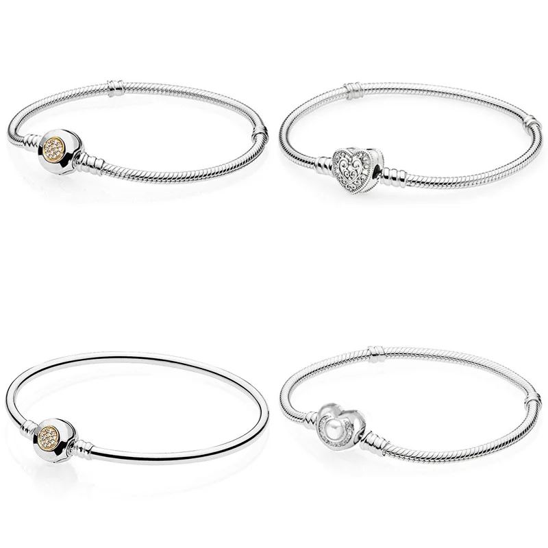 Original MOMEMTS Two-Tone Crystal Wishful Heart Snake Chain Bracelet Fit Europe Bangle 925 Sterling Silver Charm Jewelry
Original MOMEMTS Two-Tone Crystal Wishful Heart Snake Chain Bracelet Fit Europe Bangle 925 Sterling Silver Charm Jewelry