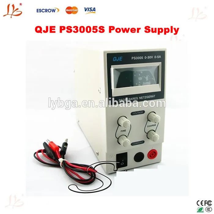 Newest 30V 5A Switching Adjustable DC Power Supply QJE PS3005S led power supply
Newest 30V 5A Switching Adjustable DC Power Supply QJE PS3005S led power supply