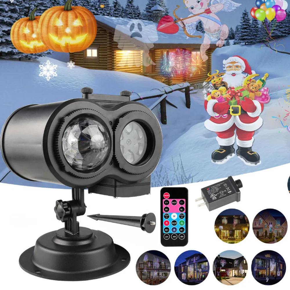 Christmas Projector Lights 12 Slides Ocean Wave Snowflake Waterproof Outdoor Laser Projector New Year Party Garden Decoration
Christmas Projector Lights 12 Slides Ocean Wave Snowflake Waterproof Outdoor Laser Projector New Year Party Garden Decoration