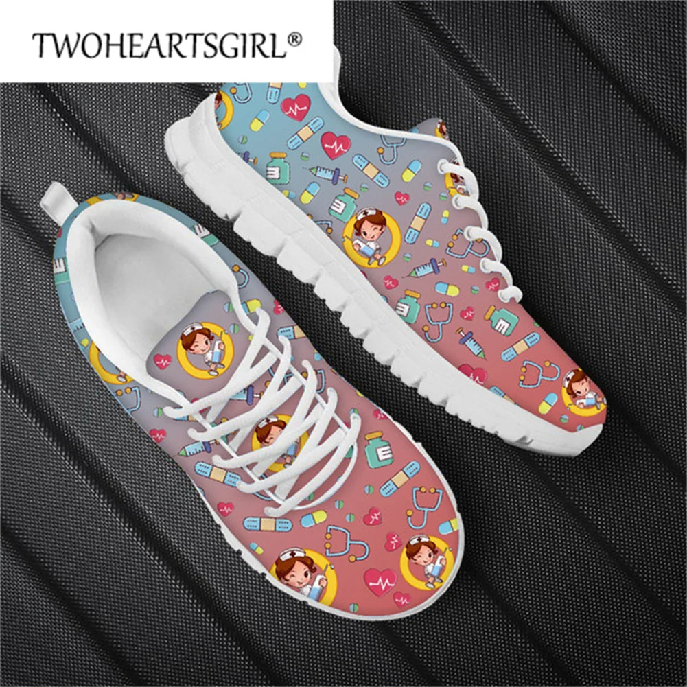Twoheartsgirl Female Sneaker Gradient Cartoon Nurse Print Comfortable Mesh Sneakers Casual Lightweight Shoes Zapatos De Mujer
Twoheartsgirl Female Sneaker Gradient Cartoon Nurse Print Comfortable Mesh Sneakers Casual Lightweight Shoes Zapatos De Mujer