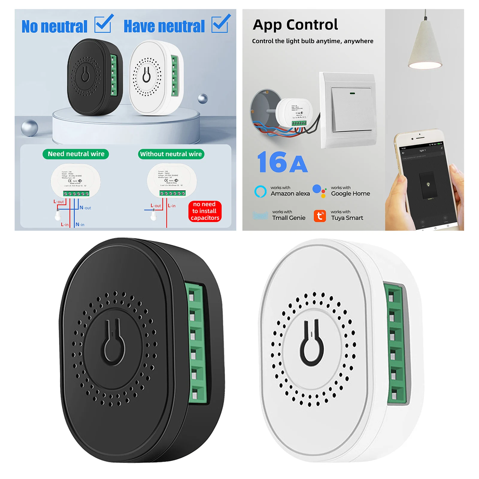 DIY Relay Switch Smart Life/Tuya Home Automation modules Smart Light Switch Module for Smart Speakers Google Home
DIY Relay Switch Smart Life/Tuya Home Automation modules Smart Light Switch Module for Smart Speakers Google Home