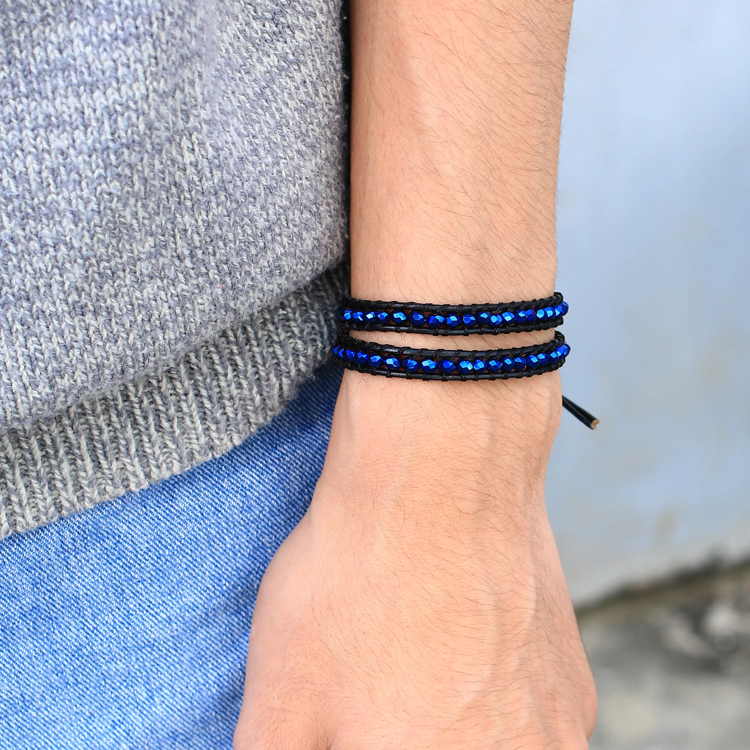 KELITCH 2 Wrap Bracelets Crystal Beads Strand Undefined Gift For Men Women Bracelet Leather Pulseras Mujer Anime Jewelry
KELITCH 2 Wrap Bracelets Crystal Beads Strand Undefined Gift For Men Women Bracelet Leather Pulseras Mujer Anime Jewelry