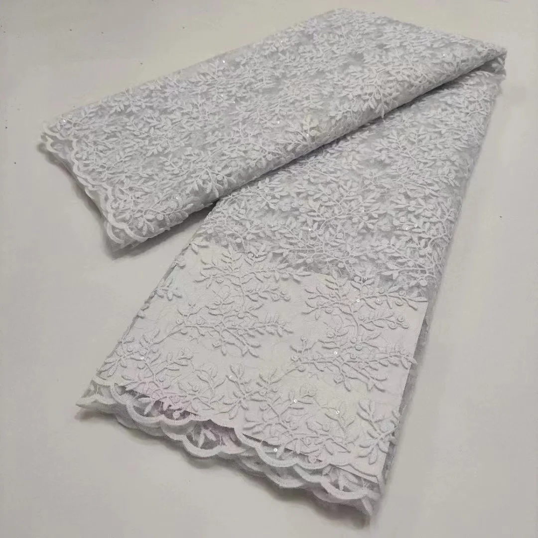 French Tulle Lace Fabric Soft Bridal Materials Nigerian African Mesh Lace Fabric Sewing Sequins For Wedding Party
French Tulle Lace Fabric Soft Bridal Materials Nigerian African Mesh Lace Fabric Sewing Sequins For Wedding Party