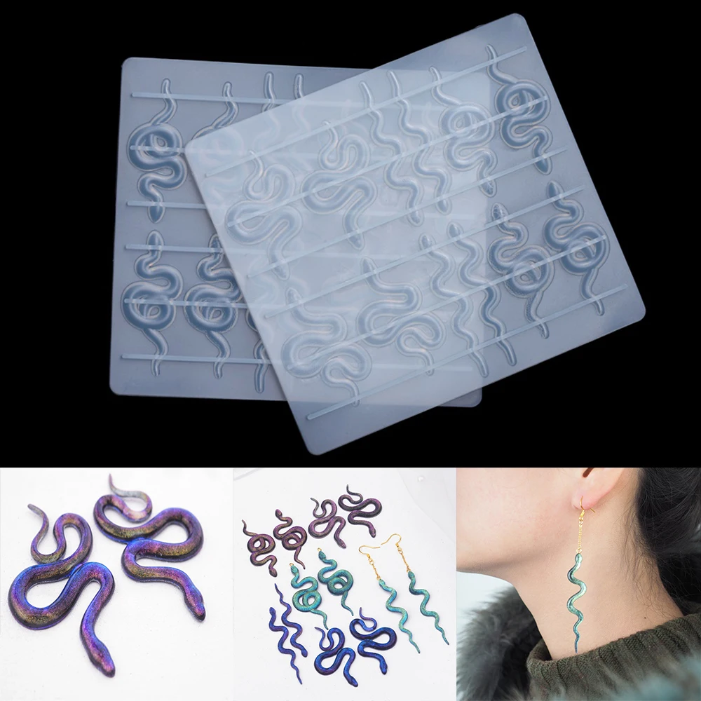 1Pcs Serpent Shapes Dangle Pendant Earring Epoxy Resin Casting Molds Snake Head Craft Silicone Mold For DIY Jewelry Making Tool
1Pcs Serpent Shapes Dangle Pendant Earring Epoxy Resin Casting Molds Snake Head Craft Silicone Mold For DIY Jewelry Making Tool