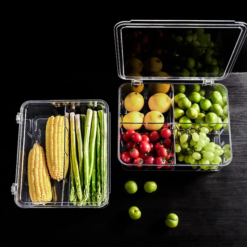 Refrigerator Food Storage Container with Lid Kitchen Separate Organizer Vegetable Fruit Fresh Box Space Saver
Refrigerator Food Storage Container with Lid Kitchen Separate Organizer Vegetable Fruit Fresh Box Space Saver