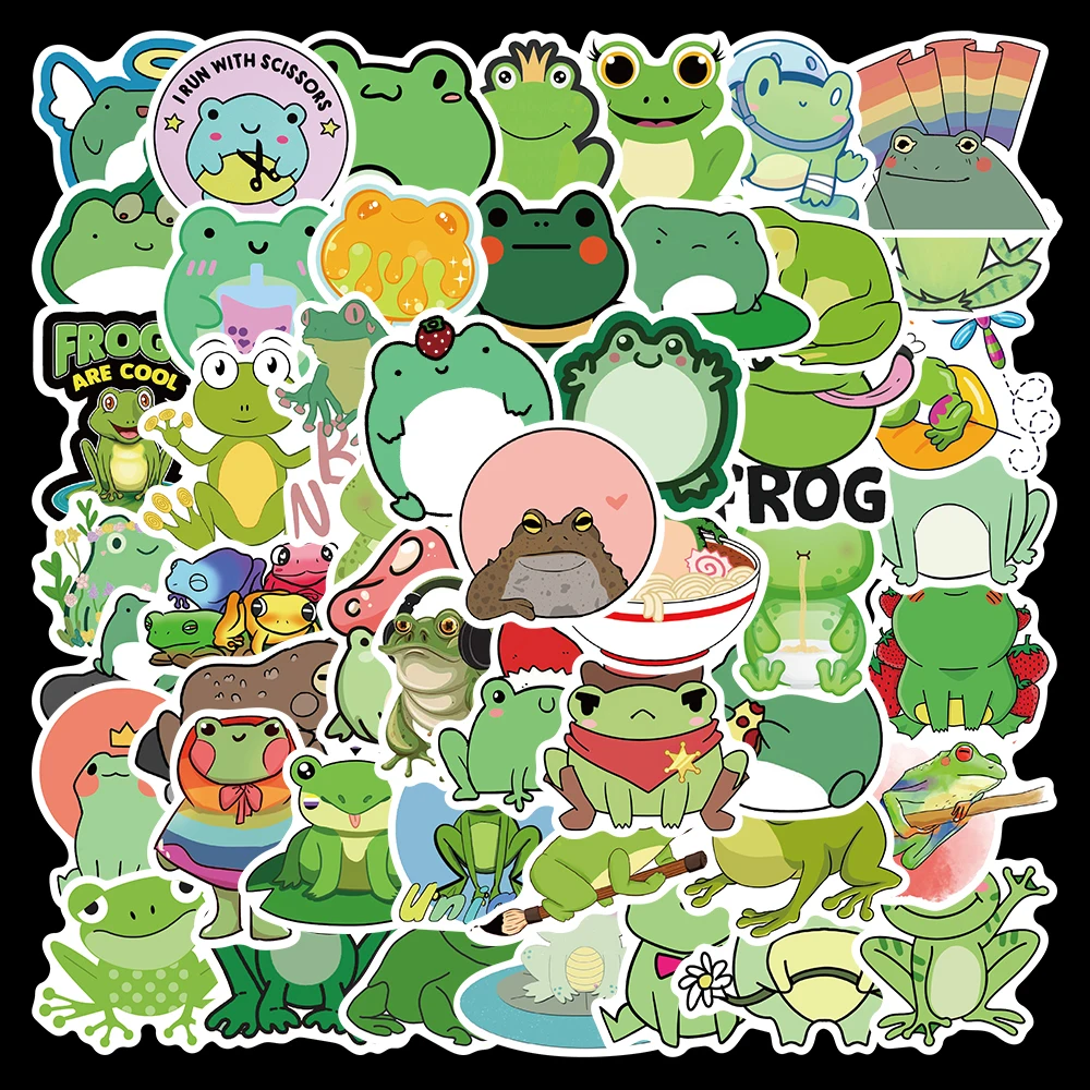 50PCS Cartoon Green Frog Graffiti Stickers For Skateboard Bicycle Car Helmet Computer Notebook Anime Decal Stickers Kid Toys
50PCS Cartoon Green Frog Graffiti Stickers For Skateboard Bicycle Car Helmet Computer Notebook Anime Decal Stickers Kid Toys