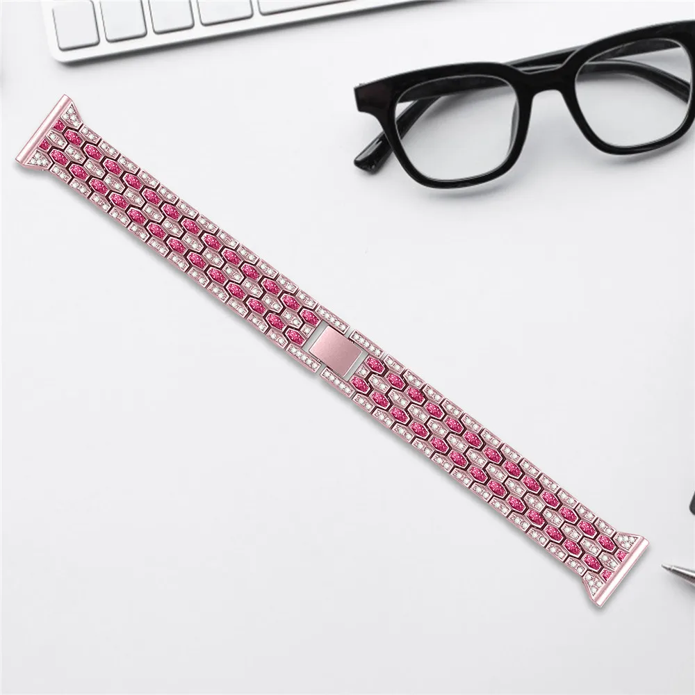Luxury Women Diamond Bracelet for Apple Watch SE Band Series 6 5 4 3 Exquisite Metal Strap 40mm 44mm 38mm 42mm for Iwatch Belt
Luxury Women Diamond Bracelet for Apple Watch SE Band Series 6 5 4 3 Exquisite Metal Strap 40mm 44mm 38mm 42mm for Iwatch Belt