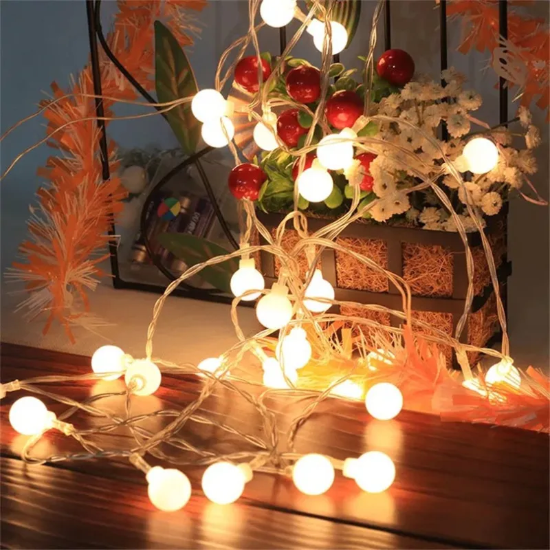 Ball LED String Light 10LED 20LED 40LED Chain Fairy Lights Holiday Christmas Wedding Outdoor Decor Battery Operated for Party
Ball LED String Light 10LED 20LED 40LED Chain Fairy Lights Holiday Christmas Wedding Outdoor Decor Battery Operated for Party