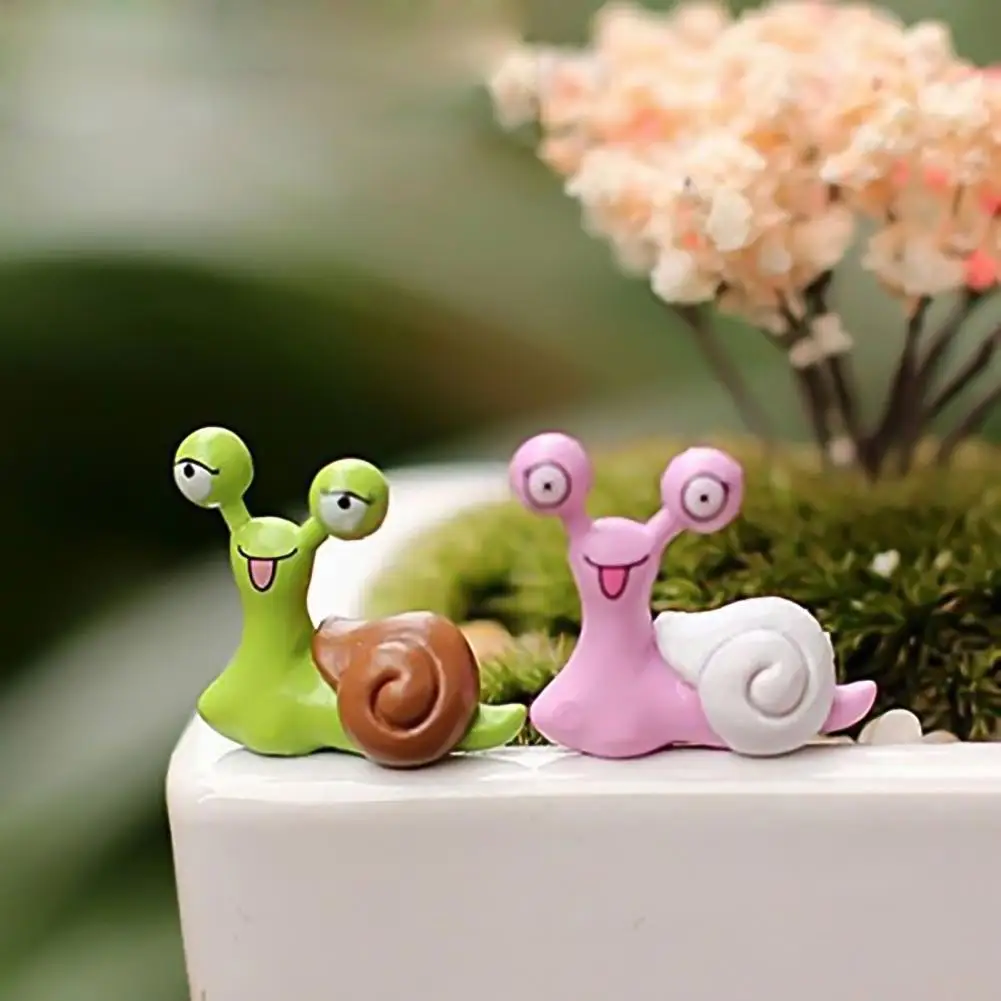 2 Pcs Garden Ornament Snail Shape No Fade Plastic Snail Fairy Garden Accessorie for Home
2 Pcs Garden Ornament Snail Shape No Fade Plastic Snail Fairy Garden Accessorie for Home