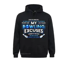 Family Women Sweatshirts My Bowling Excuses Hoodie Funny Bowling Gift Printed On Hoodies Long Sleeve Leisure Clothes