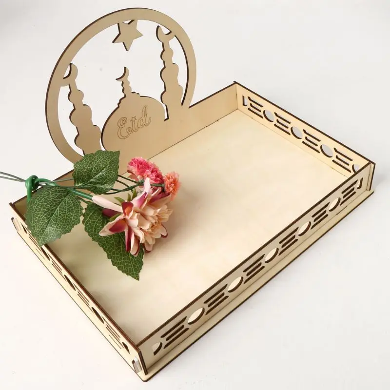 Rustic Wooden Eid Mubarak Ramadan Party Food Serving Tableware Dessert Pastry Tray Display Holder Decoration Ornament
Rustic Wooden Eid Mubarak Ramadan Party Food Serving Tableware Dessert Pastry Tray Display Holder Decoration Ornament