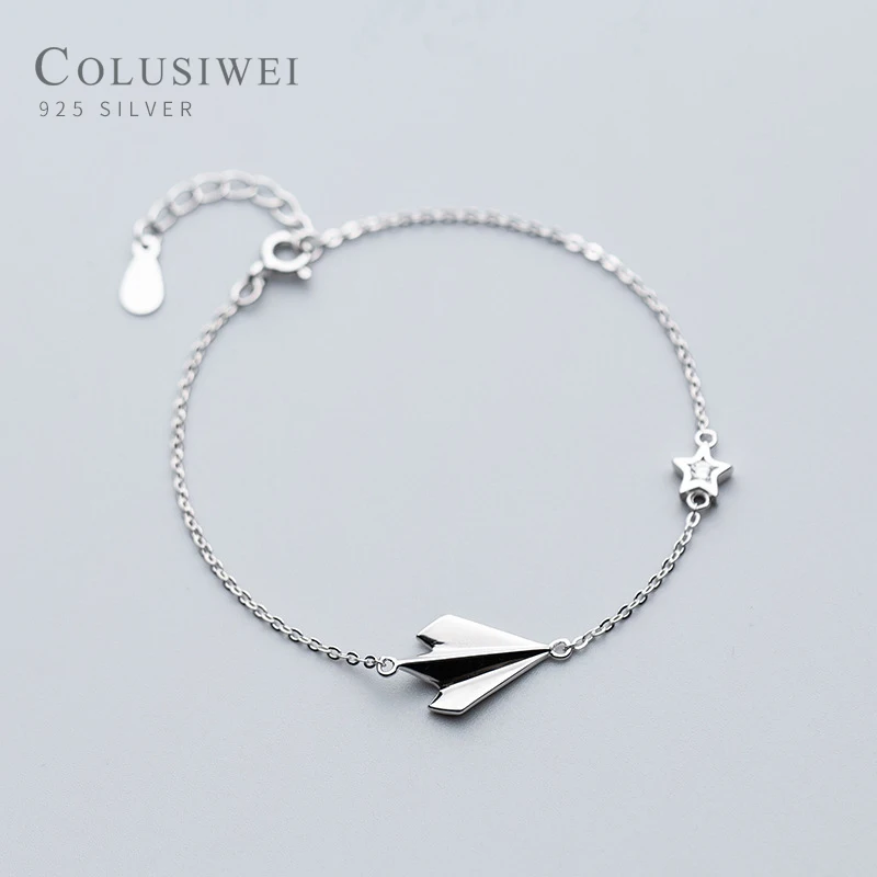 Colusiwei Cut Plane Star Link Chain Bracelet for Women 925 Sterling Silver Party Fine Jewelry Accessories Gift 2019 New Design
Colusiwei Cut Plane Star Link Chain Bracelet for Women 925 Sterling Silver Party Fine Jewelry Accessories Gift 2019 New Design