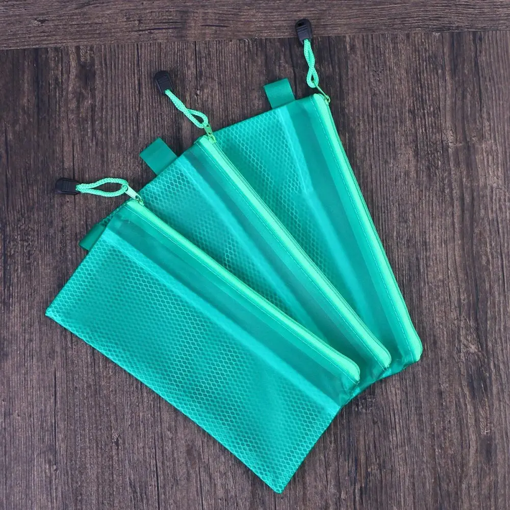 12pcs A6 Portable Office Stationery Bag Mesh Zipper File Bag PVC Waterproof Pencil Bag Office School Supplies (Random Color)
12pcs A6 Portable Office Stationery Bag Mesh Zipper File Bag PVC Waterproof Pencil Bag Office School Supplies (Random Color)