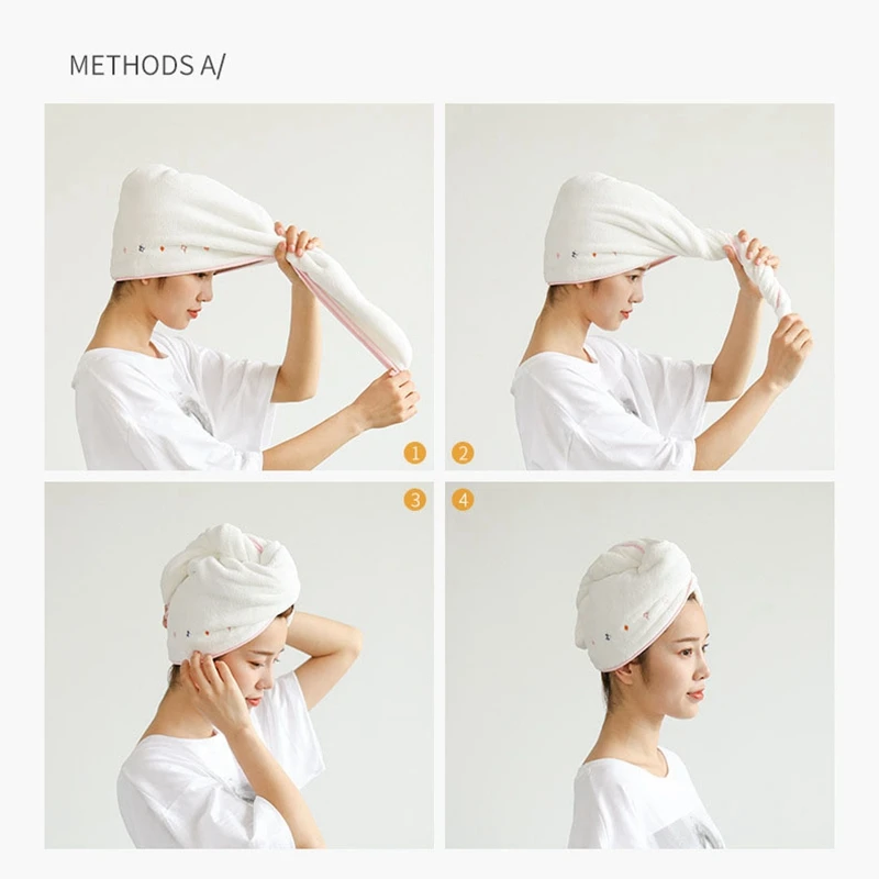 Magic Microfiber Hair Towel Bath Towel Dry Hair Cap Quick Drying Lady Soft Shower Cap Hat for Lady Turban Head Wrap Bathing Tool
Magic Microfiber Hair Towel Bath Towel Dry Hair Cap Quick Drying Lady Soft Shower Cap Hat for Lady Turban Head Wrap Bathing Tool
