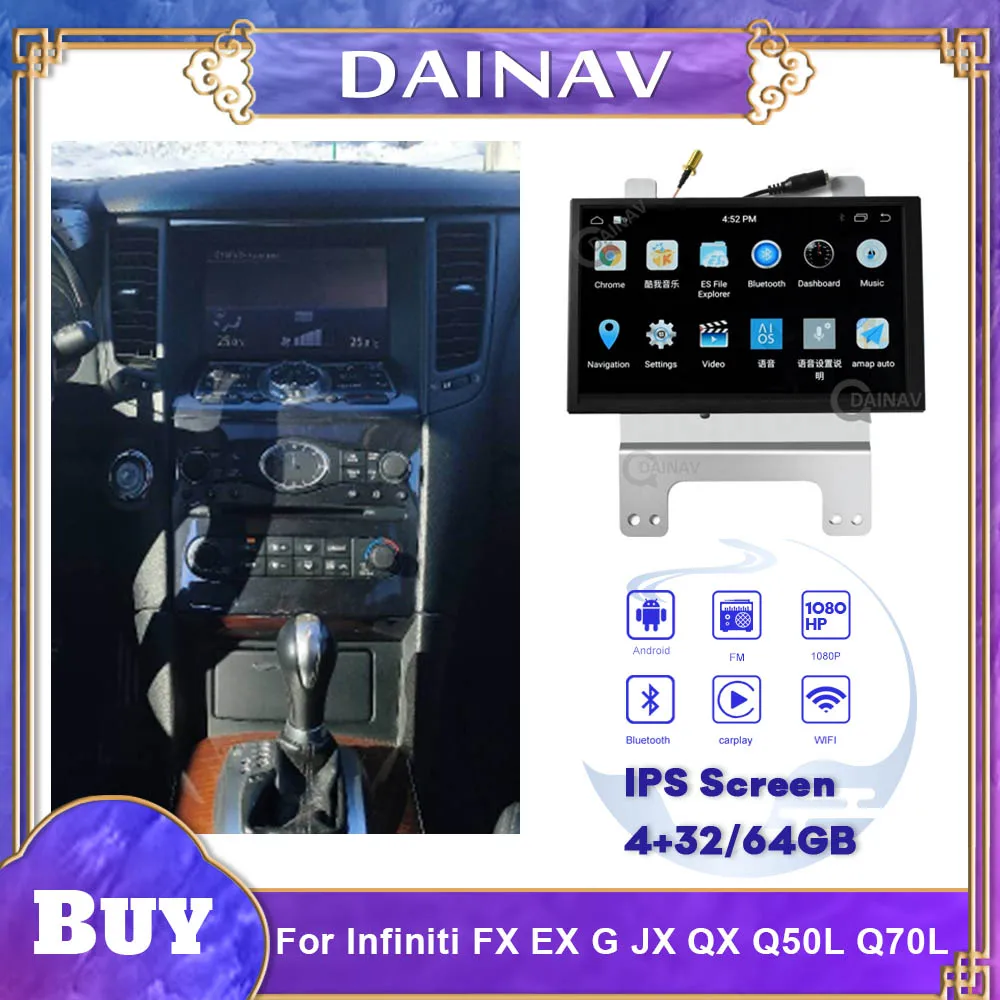 2 Din Stereo Receiver Car GPS Navigation Multimedia DVD player For Infiniti FX37 2010 Car Audio Radio Stereo
2 Din Stereo Receiver Car GPS Navigation Multimedia DVD player For Infiniti FX37 2010 Car Audio Radio Stereo