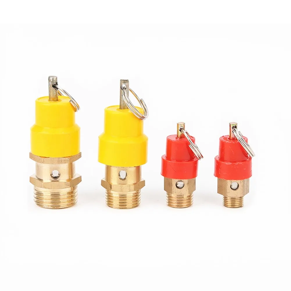 Air Compressor Pressure Safety Relief Valve 1/8" 1/4'' 3/8" 1/2" Bsp Brass 8kg Applications Two Grade Air Compressor Protection
Air Compressor Pressure Safety Relief Valve 1/8" 1/4'' 3/8" 1/2" Bsp Brass 8kg Applications Two Grade Air Compressor Protection