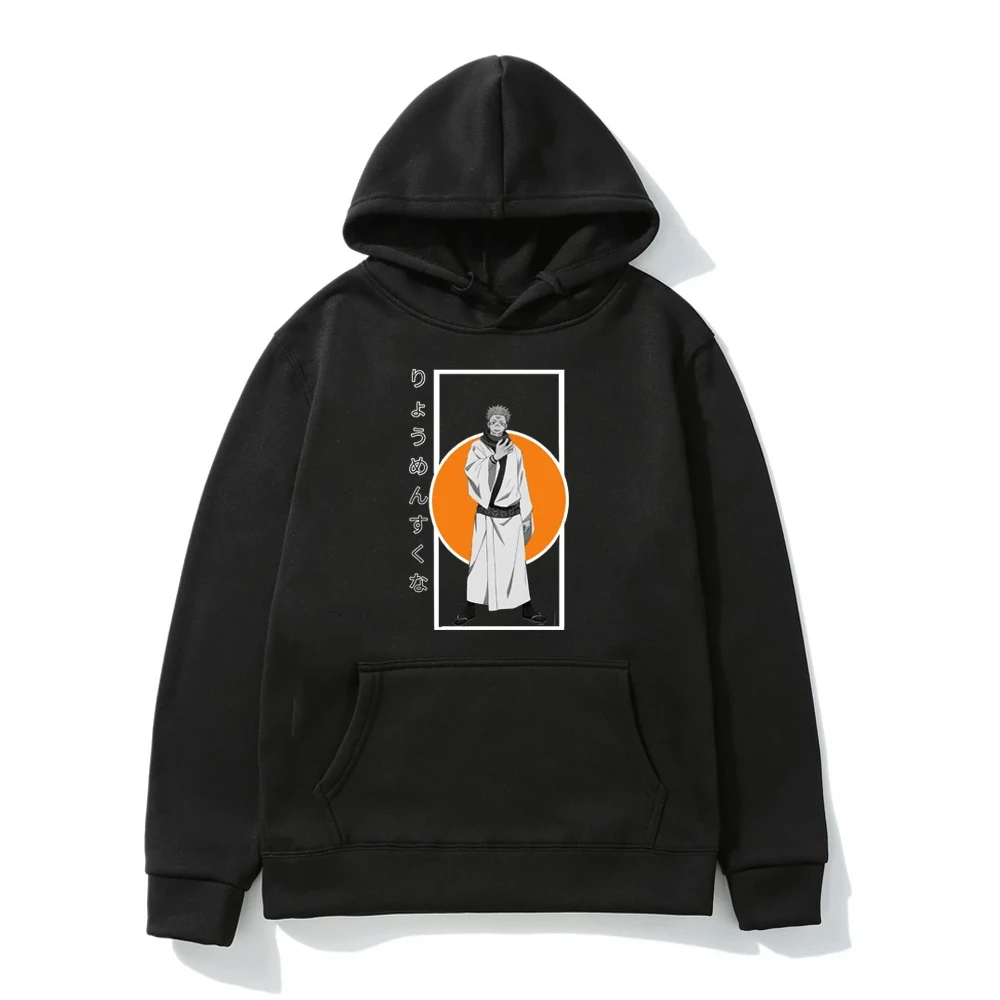 Japan Anime Jujutsu Kaisen Kawaii Print Hoodie Men Manga Graphic Cotton Hooded Sweatshirt Ryomen Sukuna College Popular Pullover
Japan Anime Jujutsu Kaisen Kawaii Print Hoodie Men Manga Graphic Cotton Hooded Sweatshirt Ryomen Sukuna College Popular Pullover