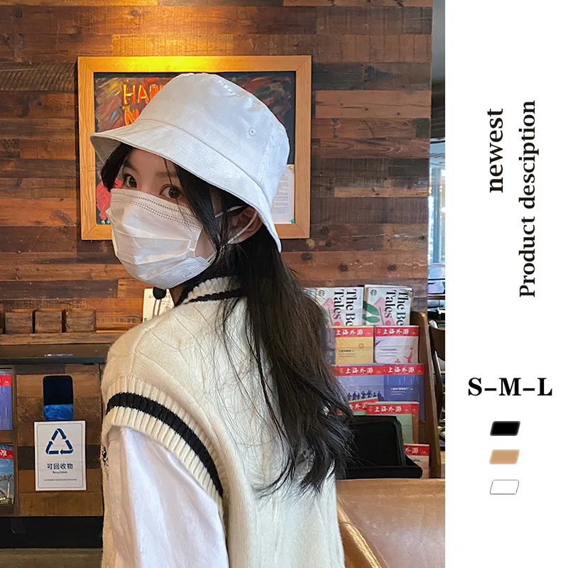 New Cotton Bucket Hats Women Summer Sunscreen Panama Hat Men Pure Color Sunbonnet Fedoras Outdoor Fisherman Hat Beach Cap D726
New Cotton Bucket Hats Women Summer Sunscreen Panama Hat Men Pure Color Sunbonnet Fedoras Outdoor Fisherman Hat Beach Cap D726