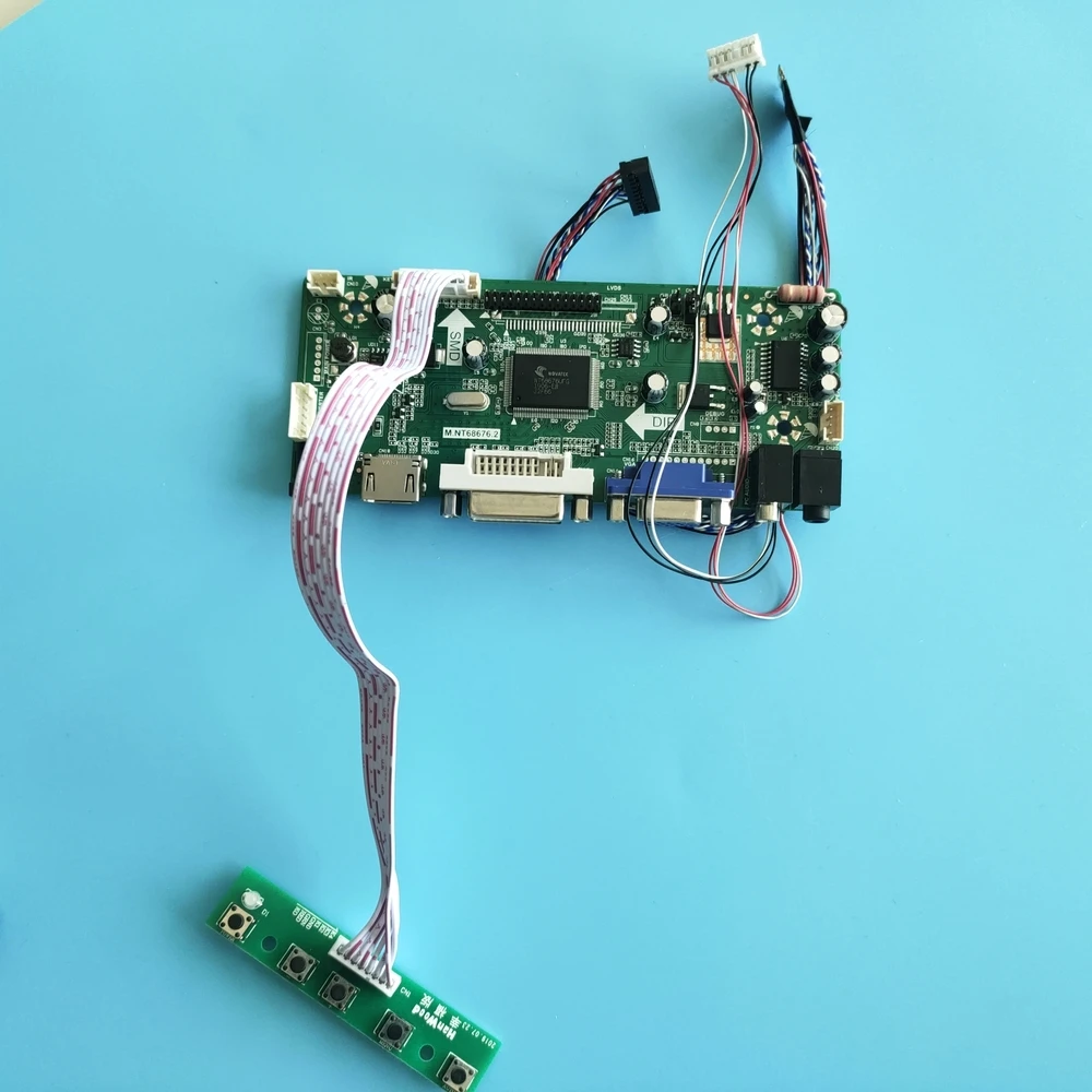 Комплект для N140BGE 2019 Driver 1366X768 DVI Audio LCD светодиодный VGA Screen DIY LVDS 40pin 14 "панель