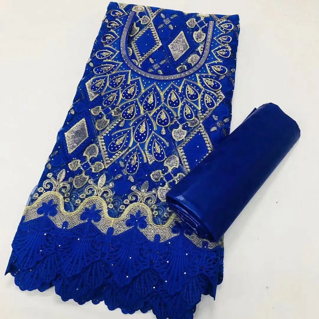 Latest 2.5 y lace +2.5 y Perfume Bazin Brode riche +collar embroidery African fabrics Tulle cord Lace popular Dubai style BM4781
Latest 2.5 y lace +2.5 y Perfume Bazin Brode riche +collar embroidery African fabrics Tulle cord Lace popular Dubai style BM4781