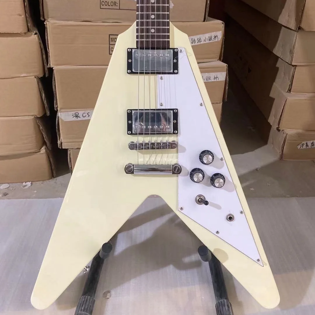 Электрическая кремовая гитарная доска Flying V Korina, корпус из красного дерева желтого цвета, фингерборд из палисандра, высококачественный гитаризатор, бесплатная доставка
Электрическая кремовая гитарная доска Flying V Korina, корпус из красного дерева желтого цвета, фингерборд из палисандра, высококачественный гитаризатор, бесплатная доставка