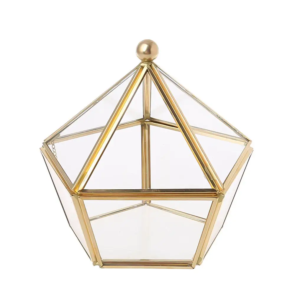 Vintage Decorative Jewelry Chest Geometric Terrarium Window Box Storage Display Case Pentagon Shape Clear Glass
Vintage Decorative Jewelry Chest Geometric Terrarium Window Box Storage Display Case Pentagon Shape Clear Glass