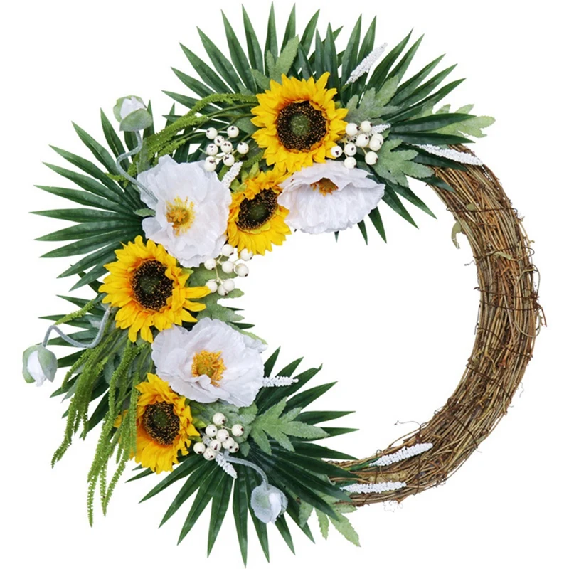 Artificial Sunflower Wreath, Autumn Fall Wreath For Front Door Wall Window Wedding Party Farmhouse Home Decor
Artificial Sunflower Wreath, Autumn Fall Wreath For Front Door Wall Window Wedding Party Farmhouse Home Decor